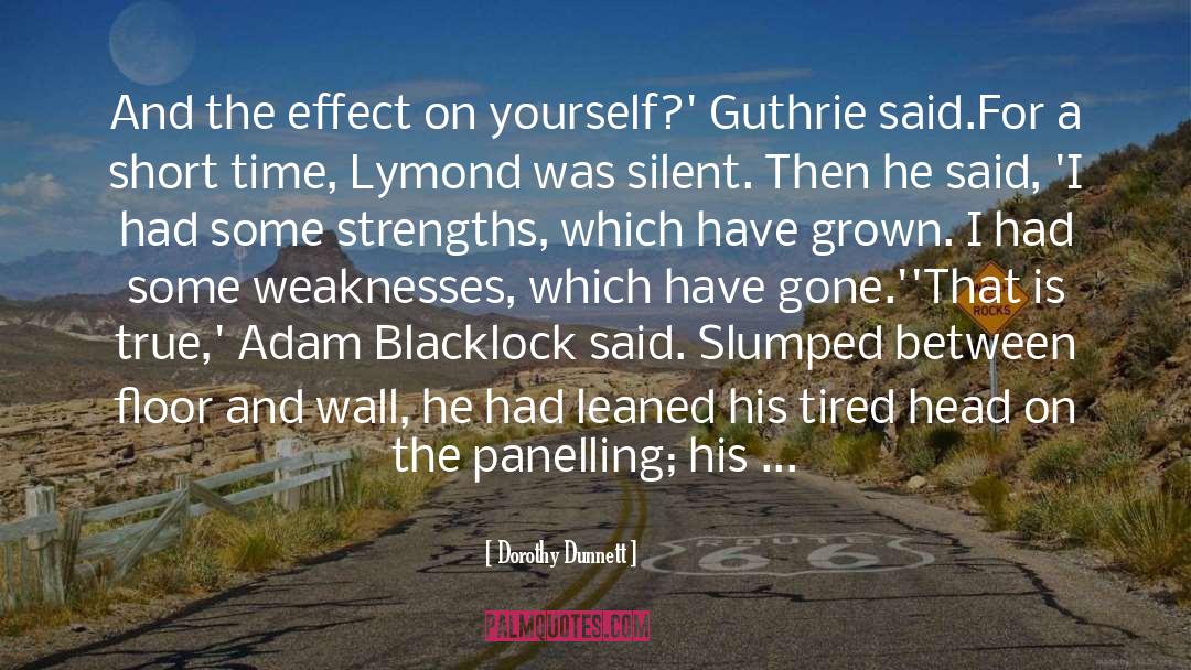 Guthrie quotes by Dorothy Dunnett