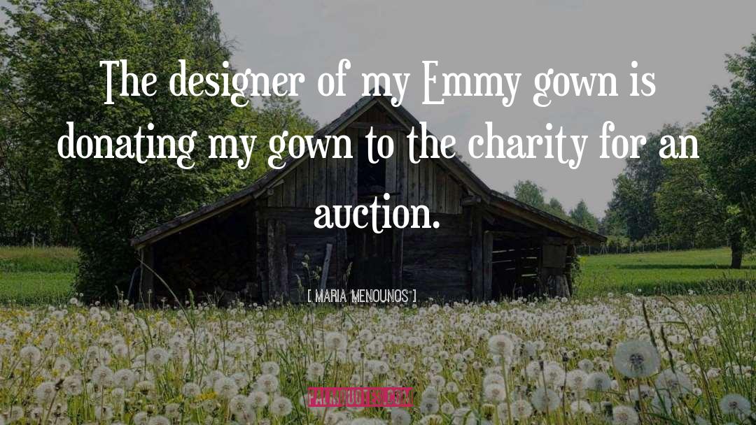 Gutjahr Auction quotes by Maria Menounos