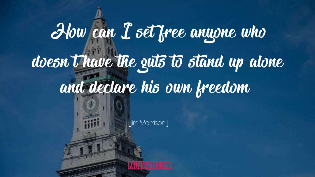Guts quotes by Jim Morrison