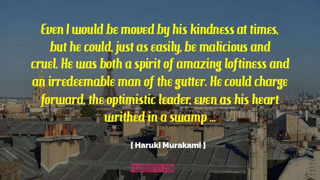 Gutter quotes by Haruki Murakami