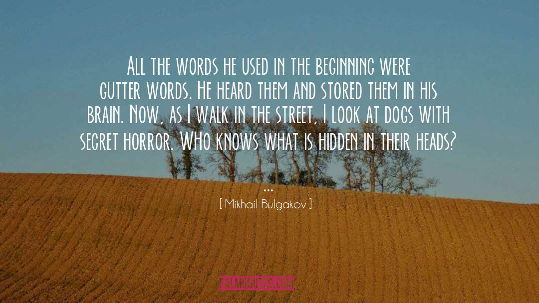 Gutter quotes by Mikhail Bulgakov
