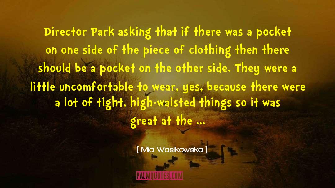 Gutteridge Clothing quotes by Mia Wasikowska