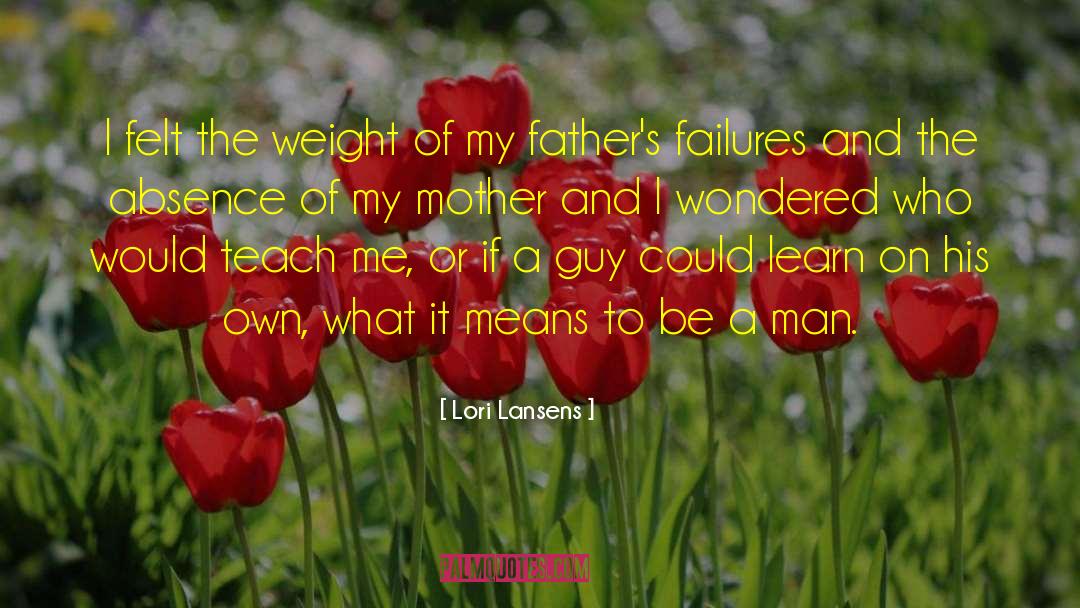 Guy Confession quotes by Lori Lansens