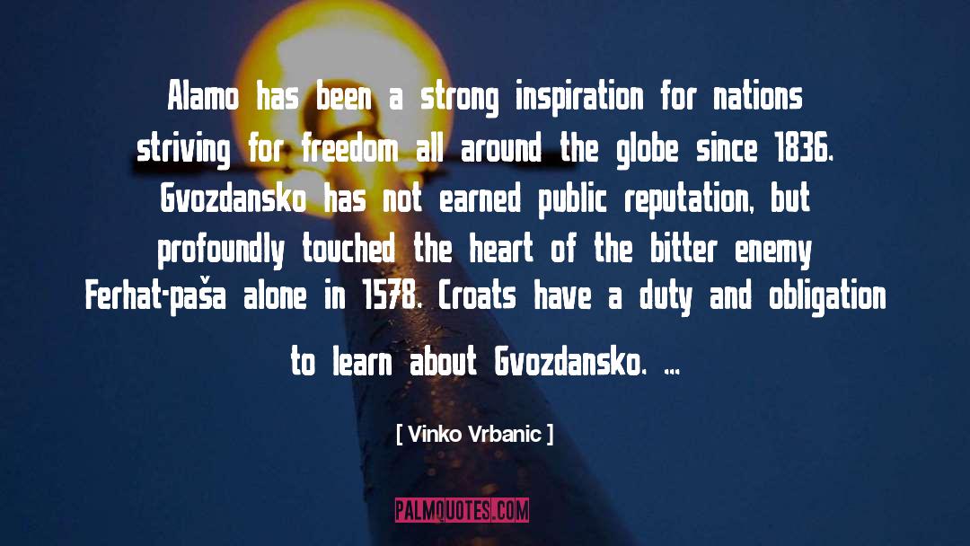 Gvozdansko quotes by Vinko Vrbanic
