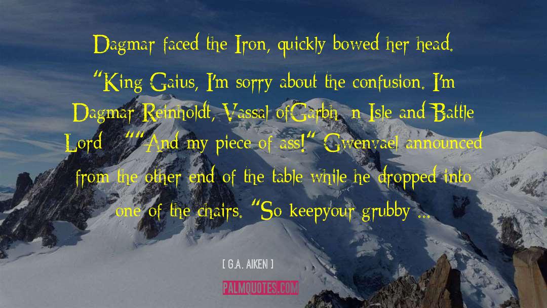 Gwenvael quotes by G.A. Aiken