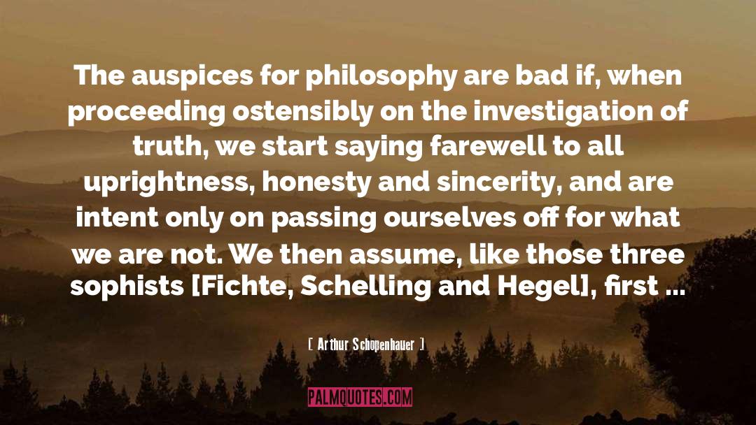 Gwf Hegel quotes by Arthur Schopenhauer