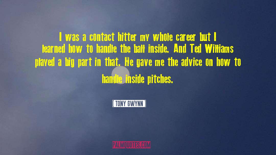 Gwynn quotes by Tony Gwynn