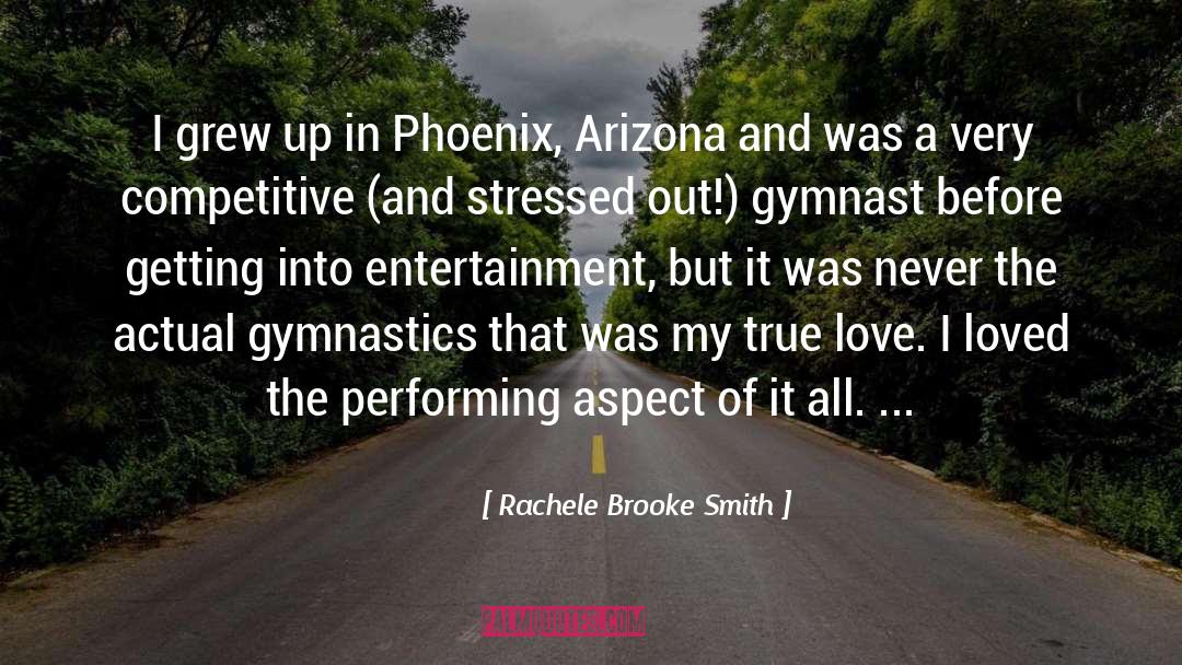 Gymnast quotes by Rachele Brooke Smith