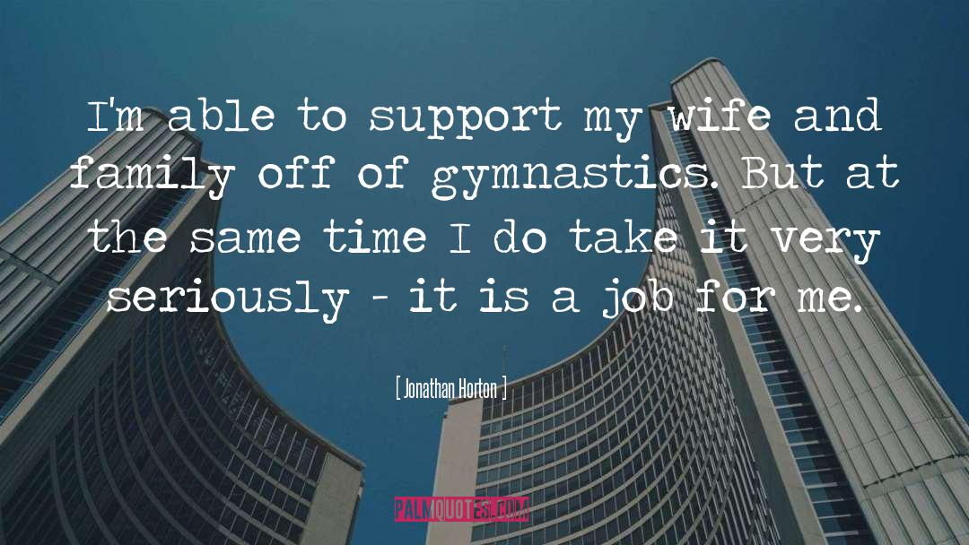 Gymnastics quotes by Jonathan Horton