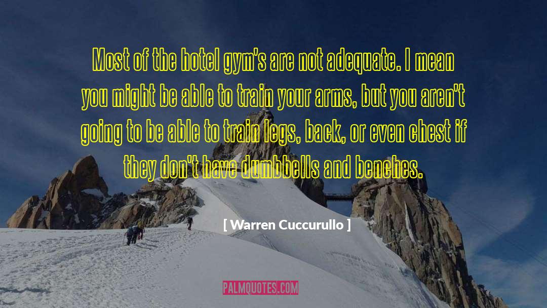 Gyms quotes by Warren Cuccurullo