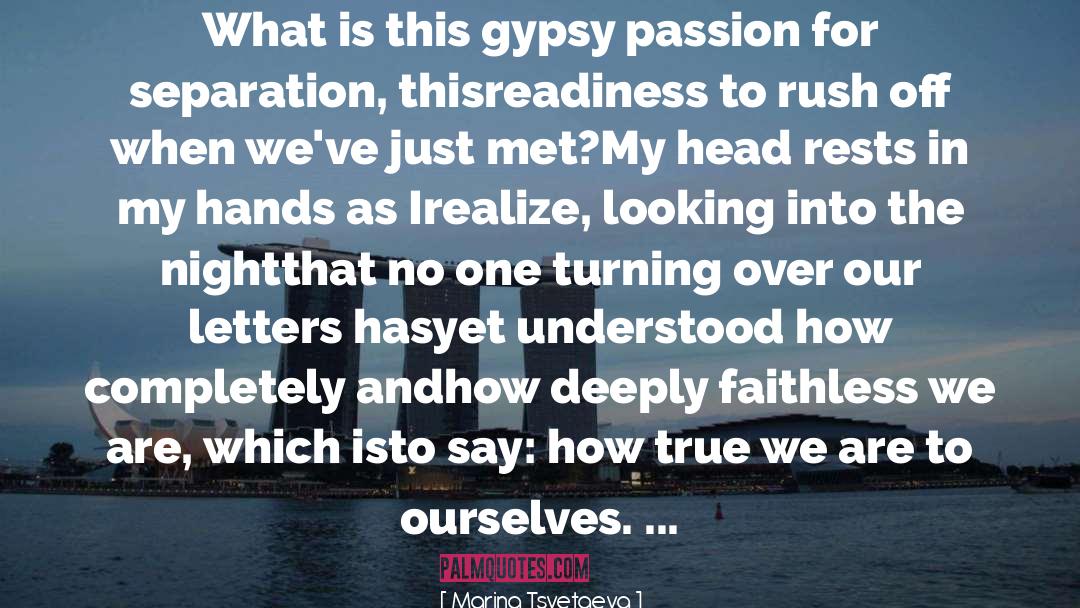 Gypsy quotes by Marina Tsvetaeva