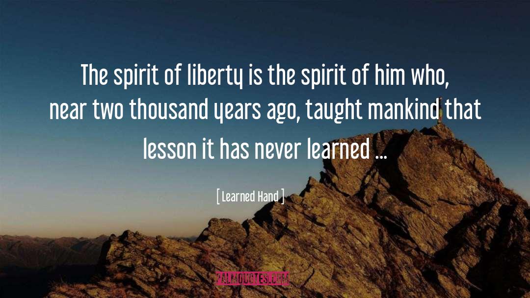 Gypsy Spirit quotes by Learned Hand