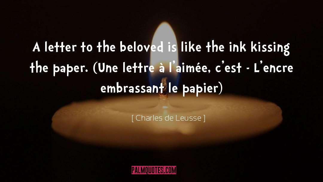 H C3 B8eg quotes by Charles De Leusse