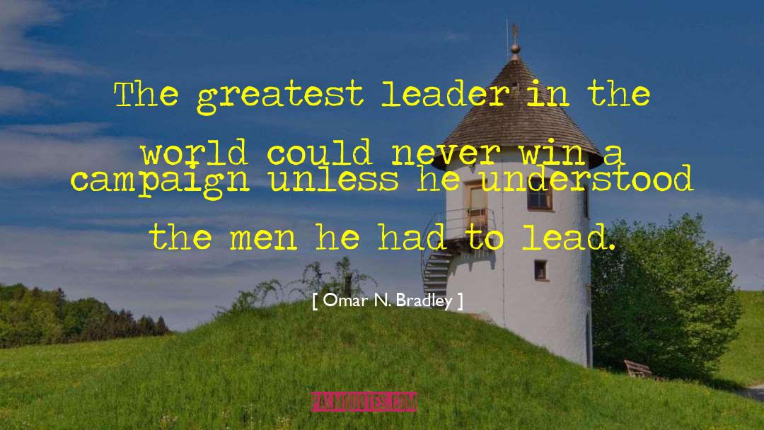 H3 Leadership quotes by Omar N. Bradley
