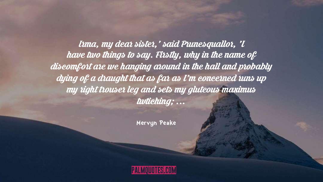 Ha Ha quotes by Mervyn Peake