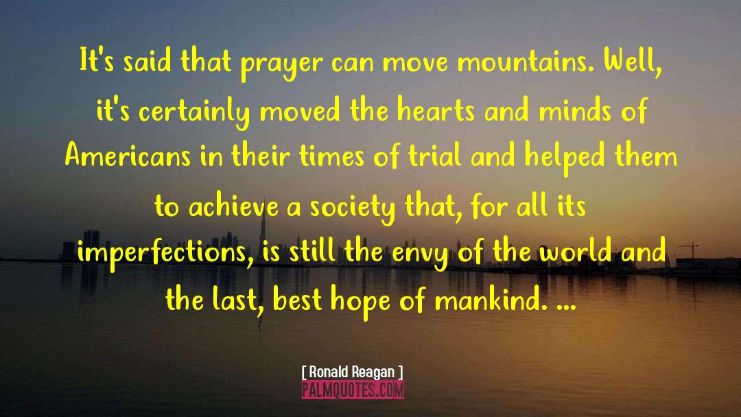Haardt Mountains quotes by Ronald Reagan