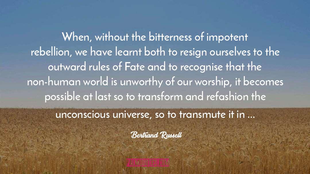 Haardt Mountains quotes by Bertrand Russell