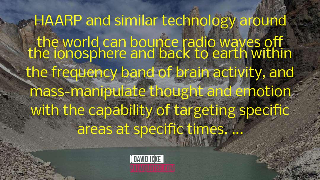 Haarp quotes by David Icke
