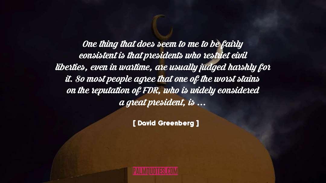 Habeas Corpus quotes by David Greenberg