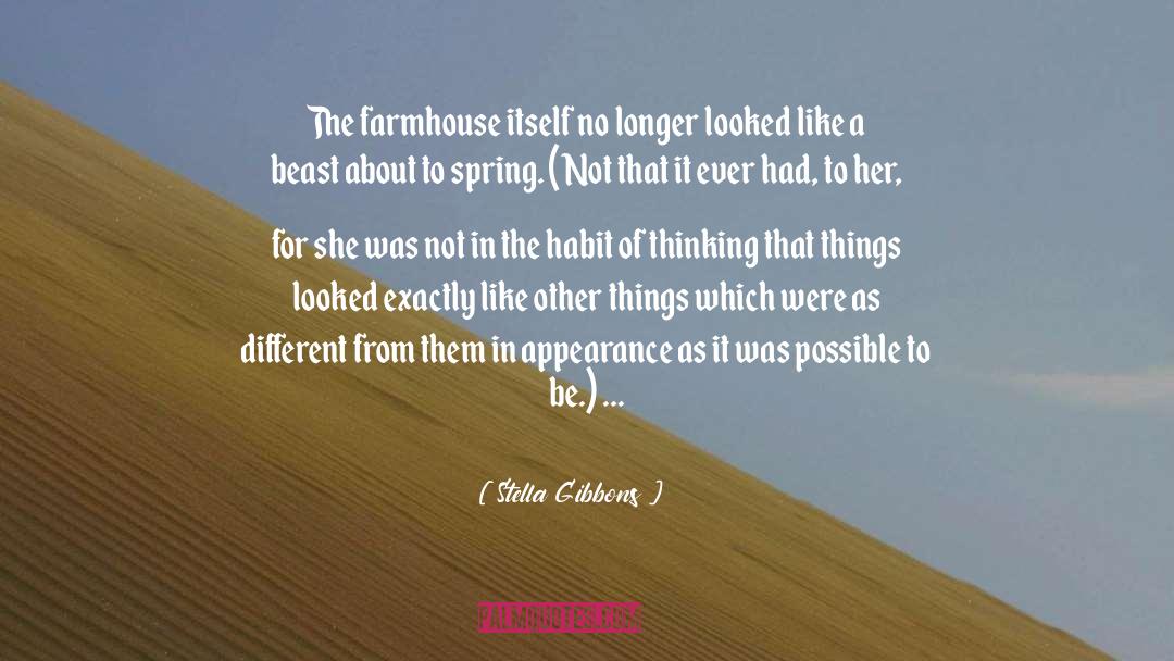 Habit quotes by Stella Gibbons