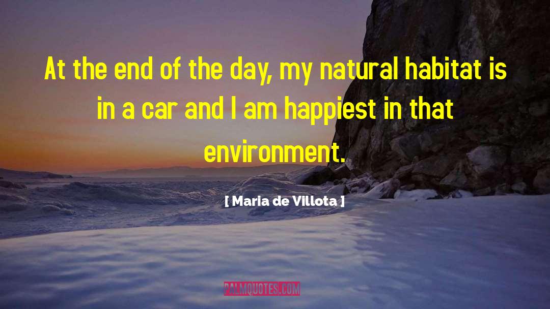 Habitat quotes by Maria De Villota