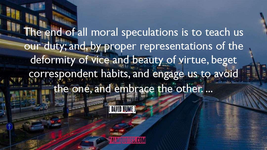 Habits quotes by David Hume