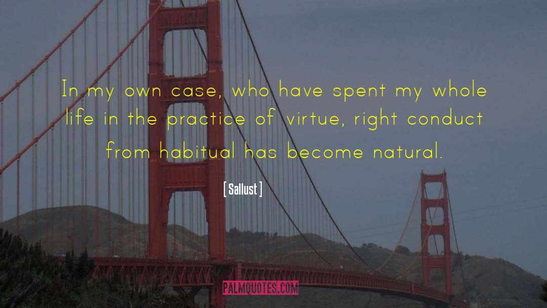 Habitual quotes by Sallust