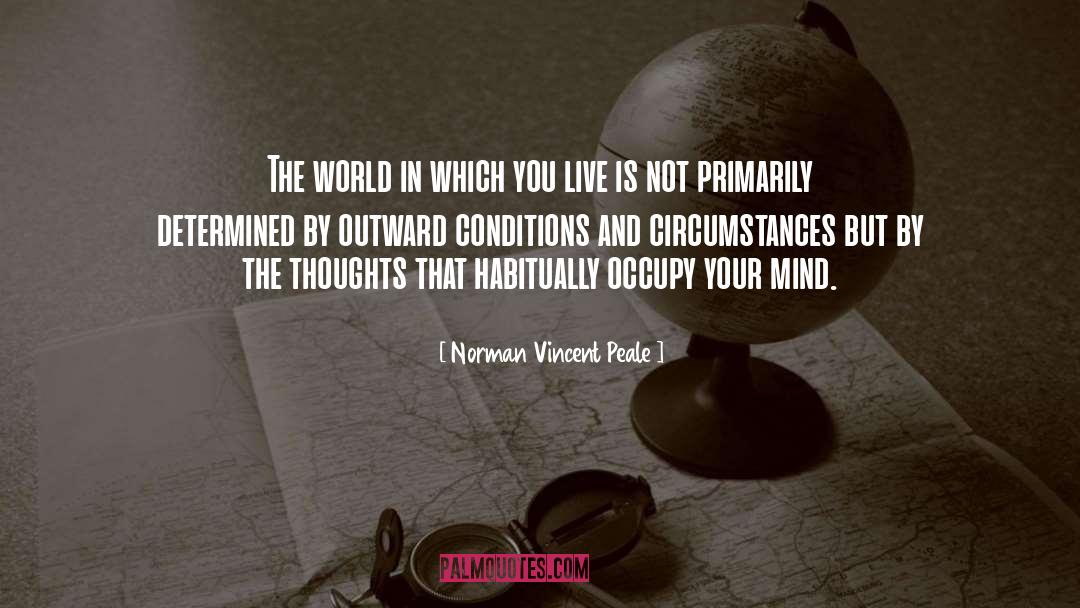 Habitually quotes by Norman Vincent Peale