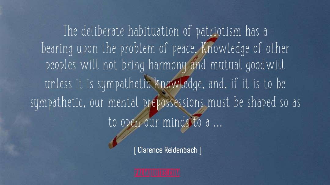 Habituation quotes by Clarence Reidenbach