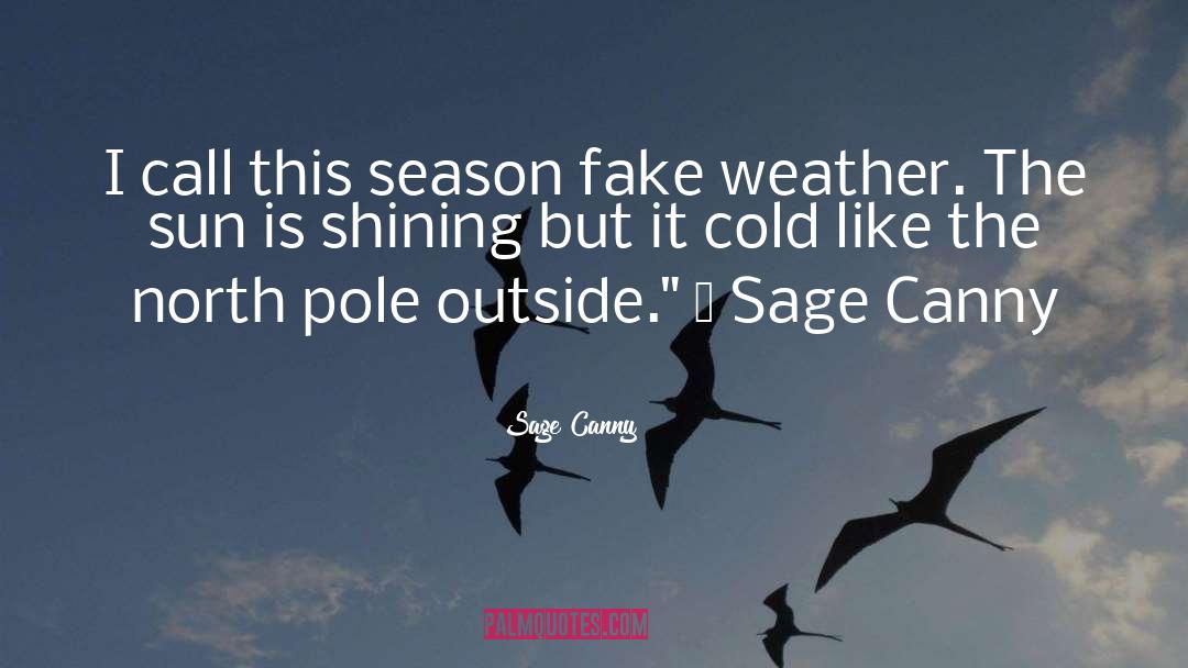 Hachinohe Weather quotes by Sage Canny