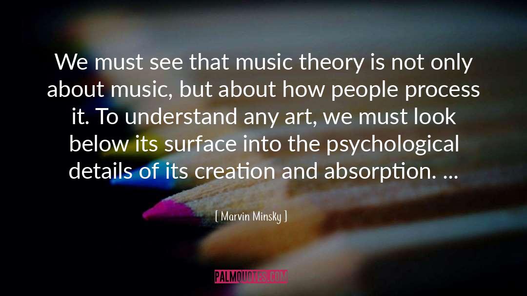 Hack Music Theory quotes by Marvin Minsky