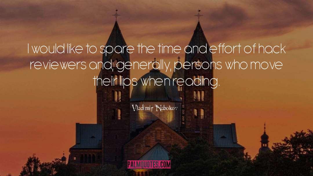 Hack quotes by Vladimir Nabokov