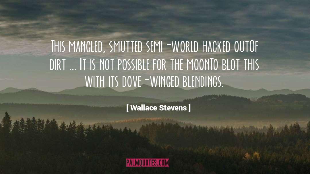 Hacked quotes by Wallace Stevens