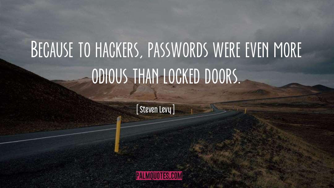 Hackers quotes by Steven Levy