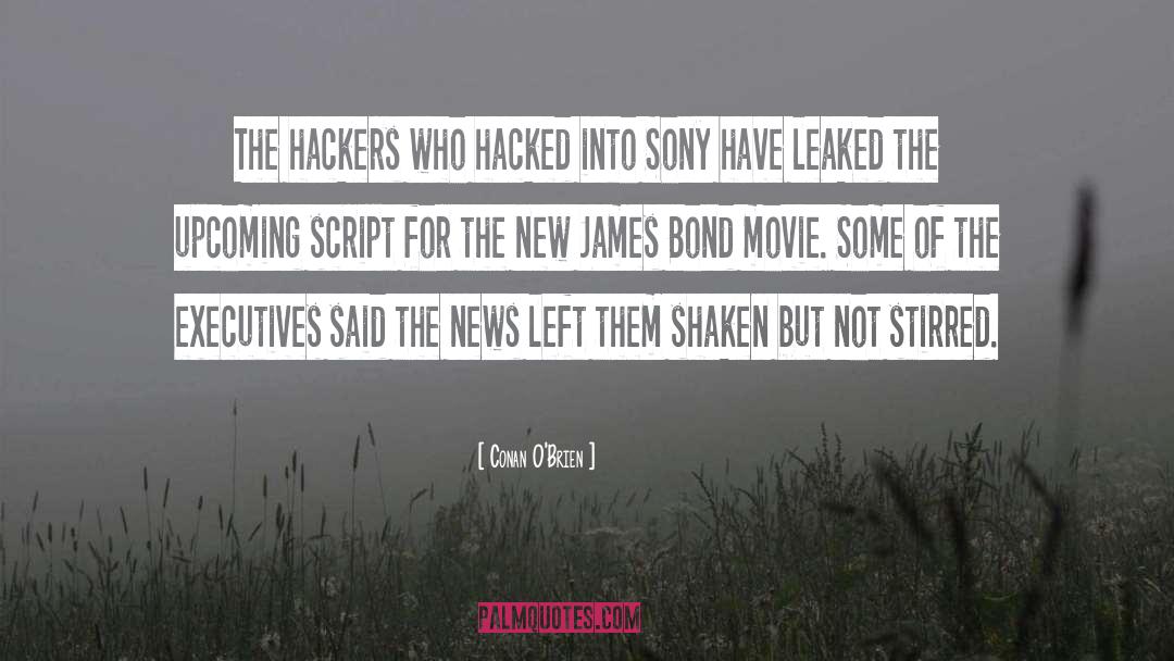 Hackers quotes by Conan O'Brien