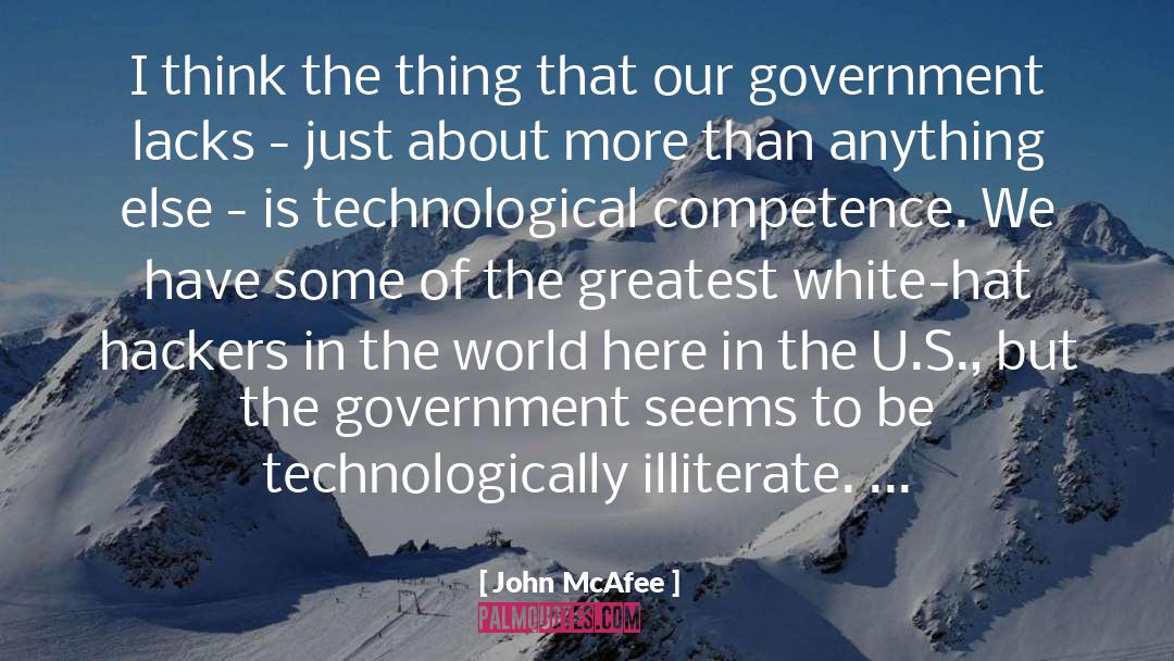 Hackers quotes by John McAfee