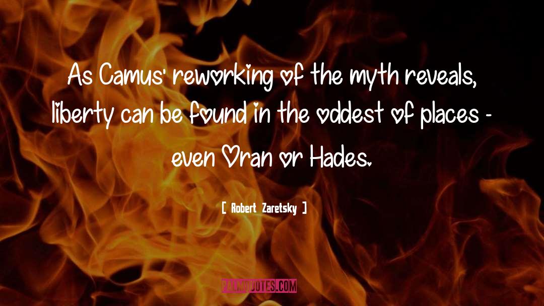 Hades quotes by Robert Zaretsky
