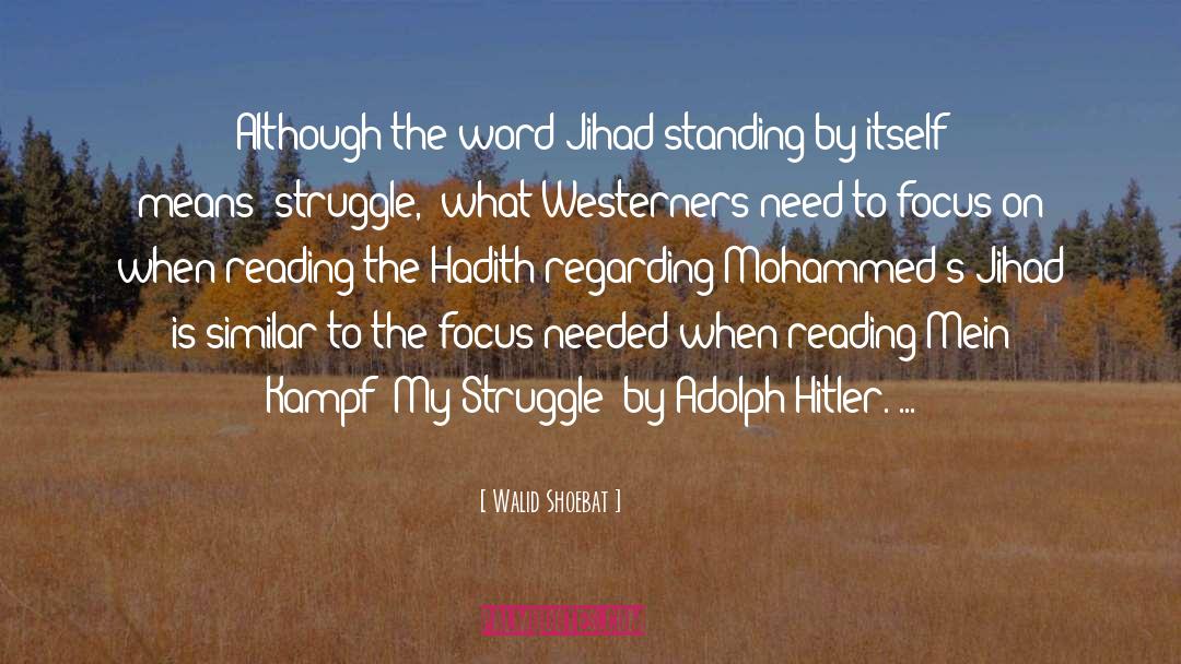 Hadith quotes by Walid Shoebat