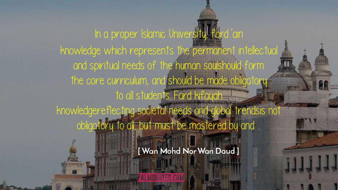 Hadith quotes by Wan Mohd Nor Wan Daud