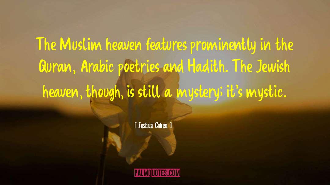 Hadith quotes by Joshua Cohen