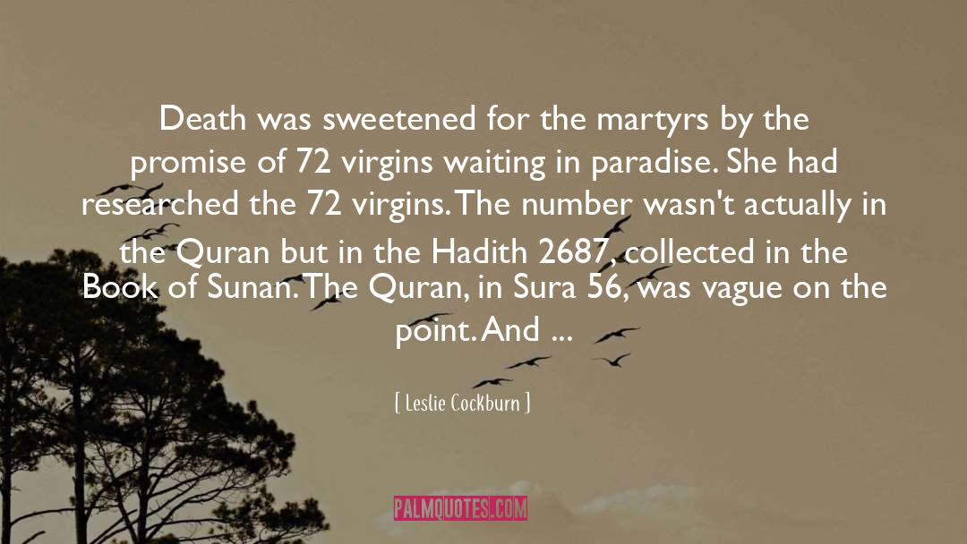 Hadith quotes by Leslie Cockburn