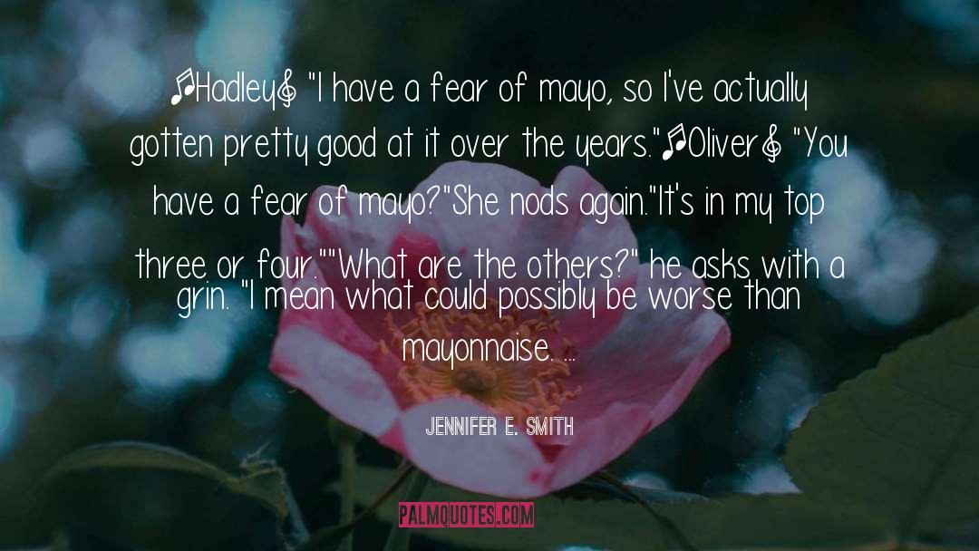 Hadley Correo quotes by Jennifer E. Smith