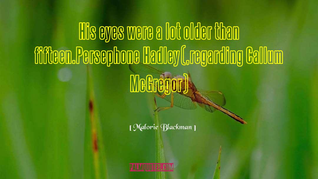 Hadley quotes by Malorie Blackman