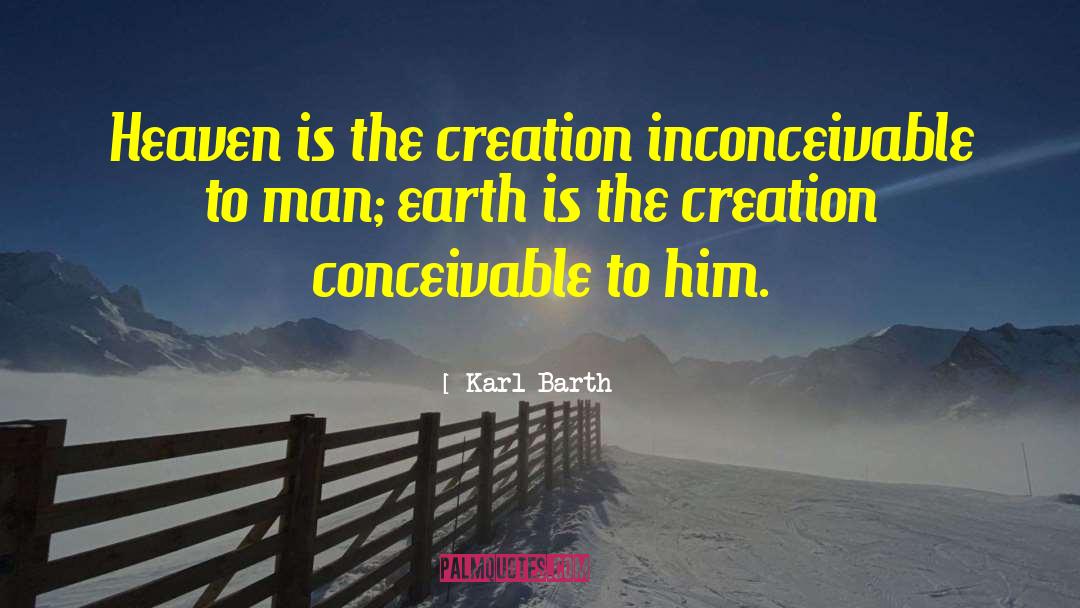 Haeberle Barth quotes by Karl Barth