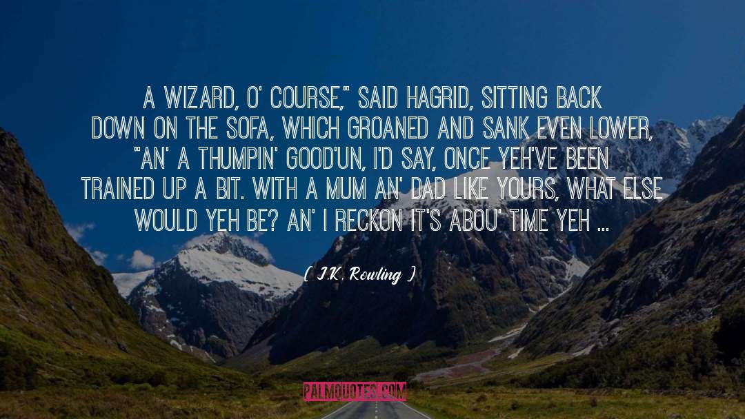 Hagrid quotes by J.K. Rowling