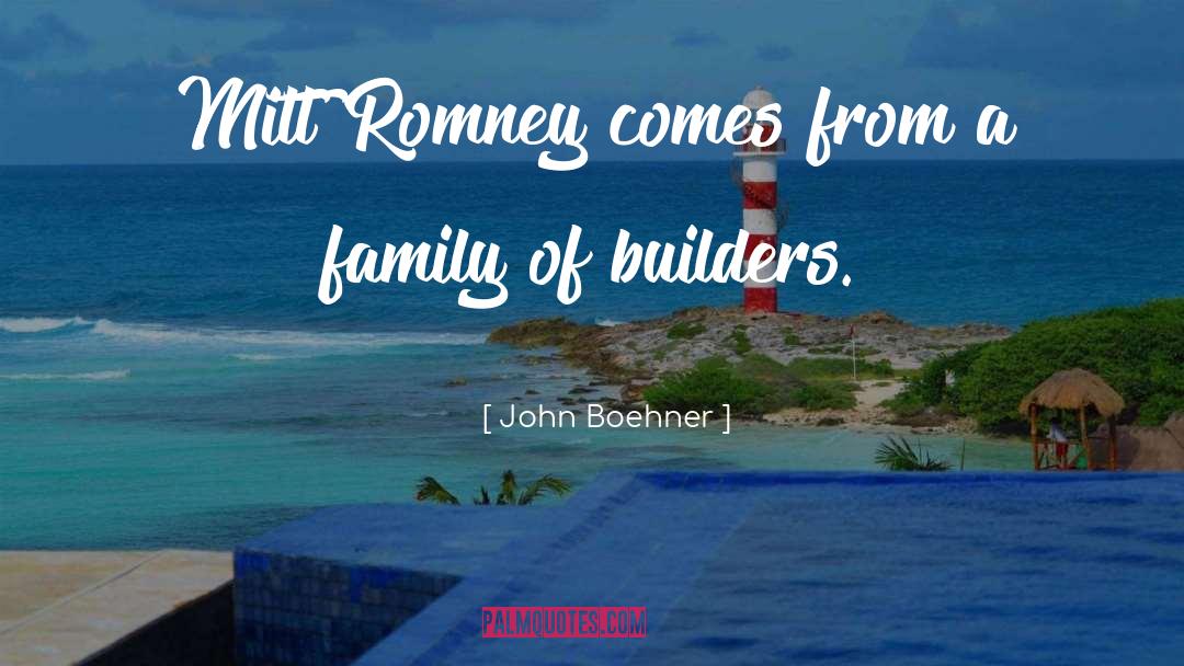 Hagstrom Builders quotes by John Boehner