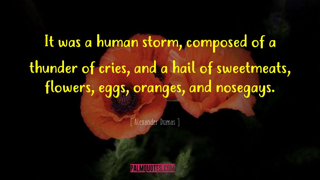 Hail quotes by Alexander Dumas