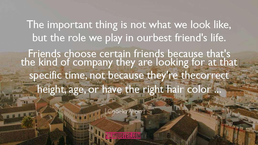 Hair Color quotes by Cecelia Ahern