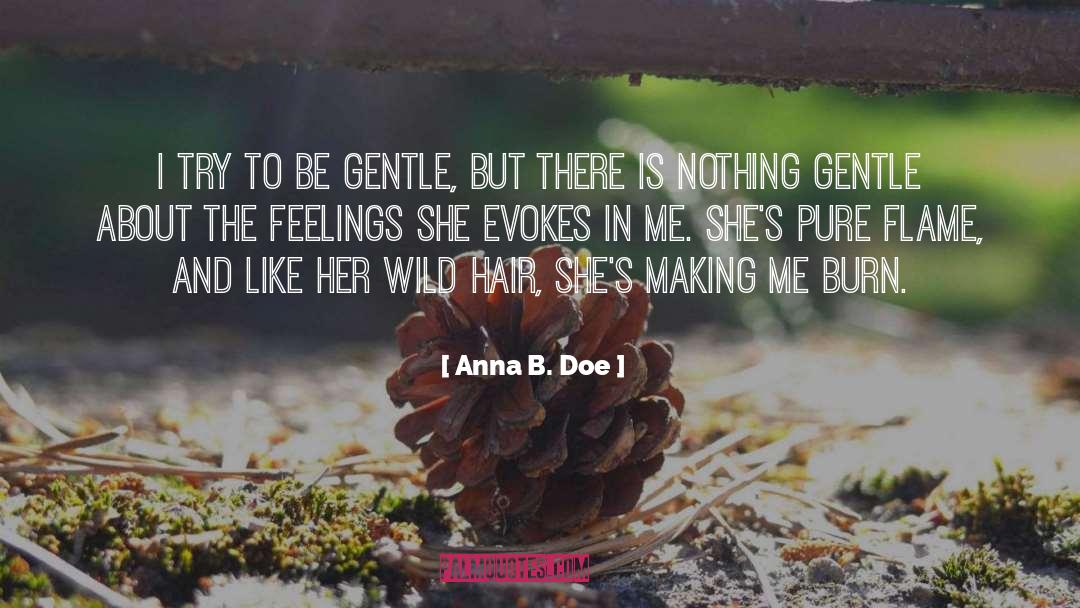 Hair quotes by Anna B. Doe