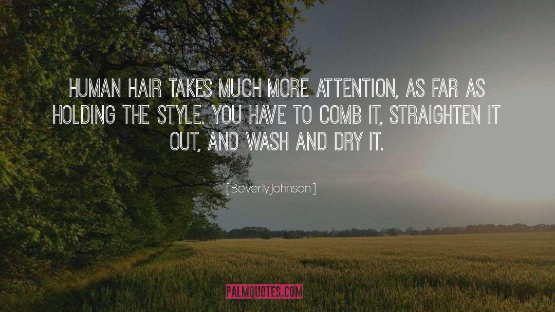 Hair Style quotes by Beverly Johnson